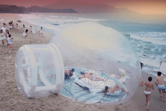 炎陵充气球形帐篷